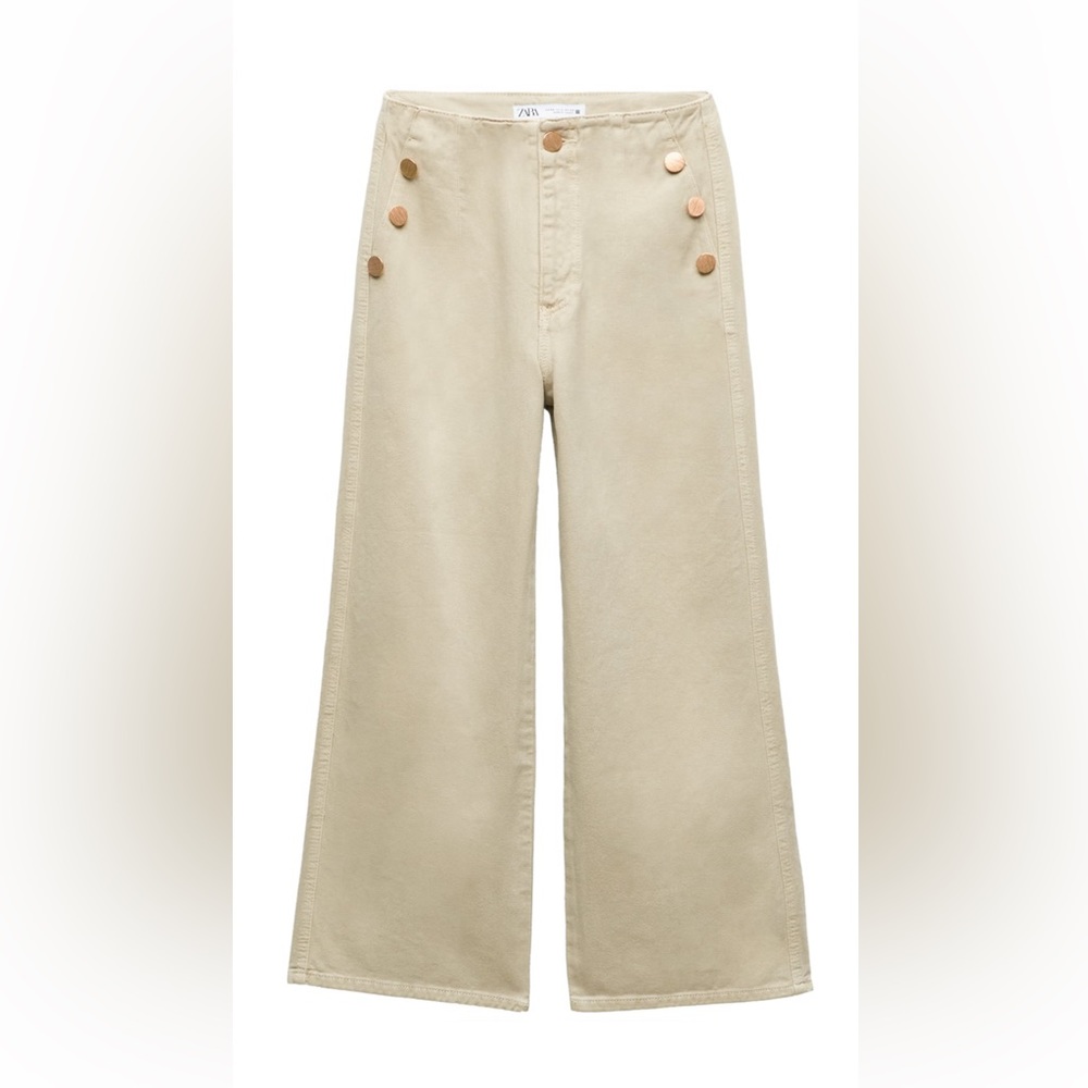 Brand new ZARA wide leg jeans, High rise